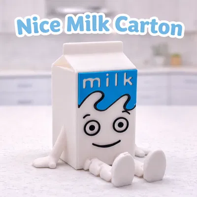 Mô hình Hộp Sữa 3D Đáng Yêu - Ống Đựng Bút Đa Năng