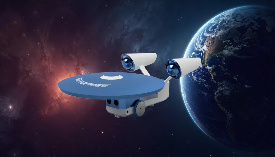 Mô hình robot OTTOPRISE - Lấy cảm hứng từ tàu vũ trụ Enterprise - Image 1