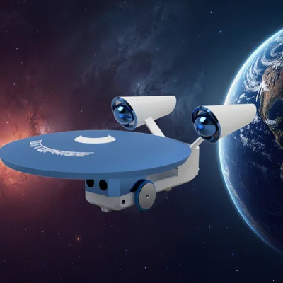 Mô hình robot OTTOPRISE - Lấy cảm hứng từ tàu vũ trụ Enterprise