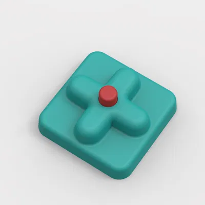 Khuôn tạo hình ký hiệu toán học bằng đất sét kèm tấm đẩy