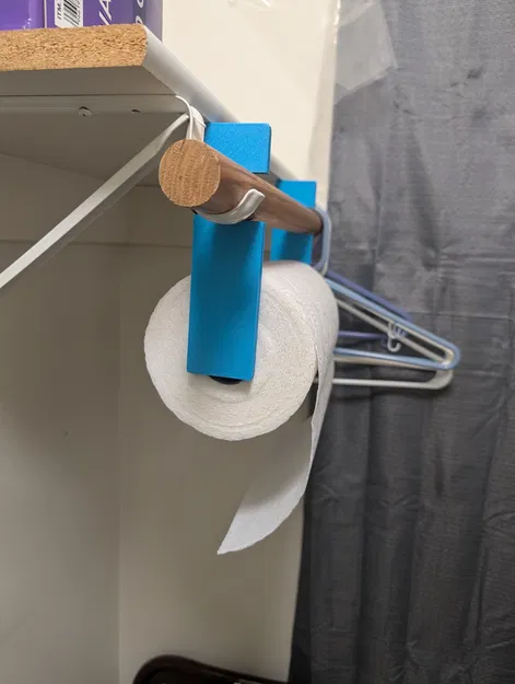 Giá Treo Khăn Giấy - Dùng Cho Thanh Treo Tủ - Image 2