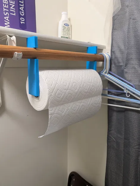 Giá Treo Khăn Giấy - Dùng Cho Thanh Treo Tủ - Image 3