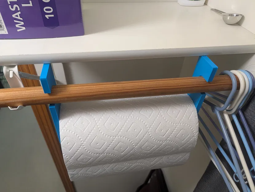 Giá Treo Khăn Giấy - Dùng Cho Thanh Treo Tủ - Image 4