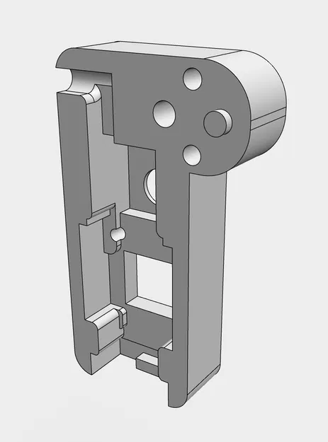 Ngàm gắn BTT Eddy cho hotend K2 trên máy in 3D Creality K1 series - Image 1