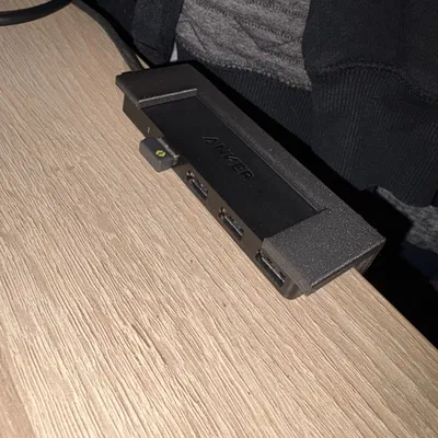 Giá treo hub USB Anker gắn bàn thông minh, không cần bắt vít