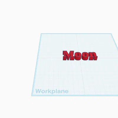 Mô hình chữ 3D Moon & Stars trang trí góc học tập cực đẹp