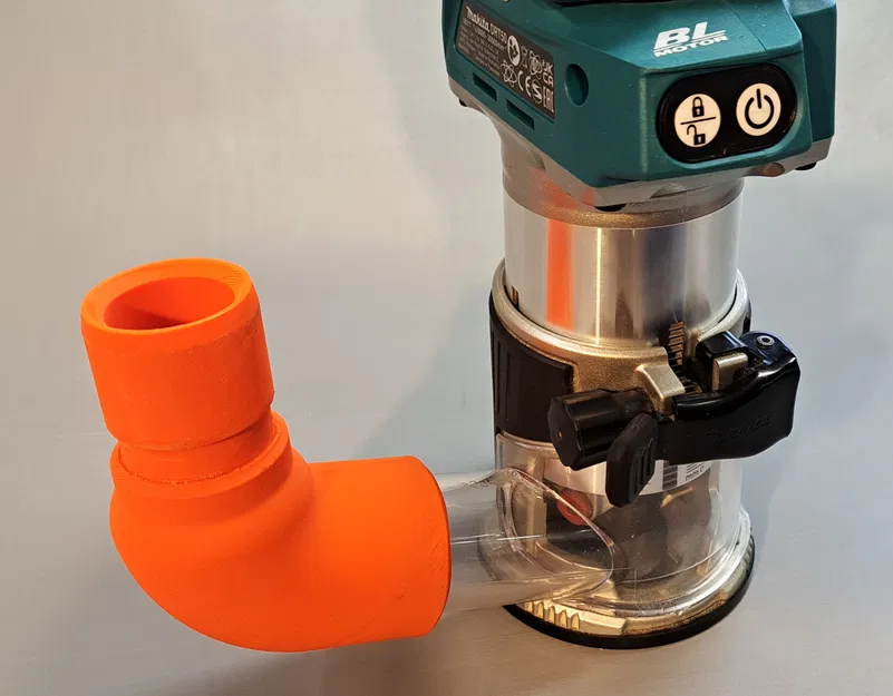 Đầu chuyển 75° - Từ máy phay Makita sang máy hút bụi - Image 1