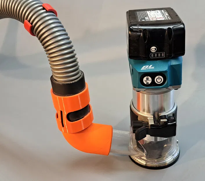 Đầu chuyển 75° - Từ máy phay Makita sang máy hút bụi - Image 4