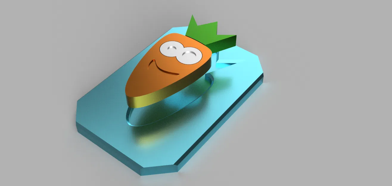 Mô hình Puzzle 3 mảnh - Củ cà rốt vui vẻ - Image 1