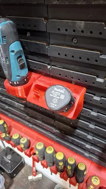 Giá treo máy khoan Makita 10.8V và pin cho bảng Allit ProfiPlus - Image 1