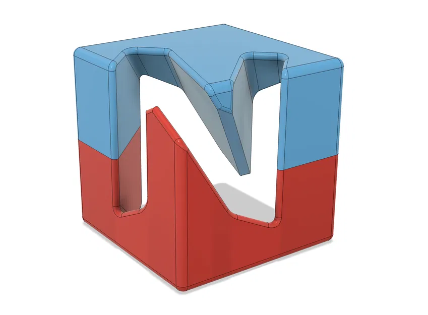 Logo Khối Lập Phương N Negative Space - Image 2