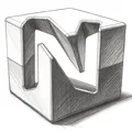 Logo Khối Lập Phương N Negative Space - Thumbnail 3