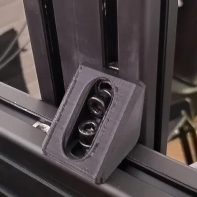 Ke góc chịu lực 4040 dùng cho bu lông M8 - Giải pháp in 3D chắc chắn