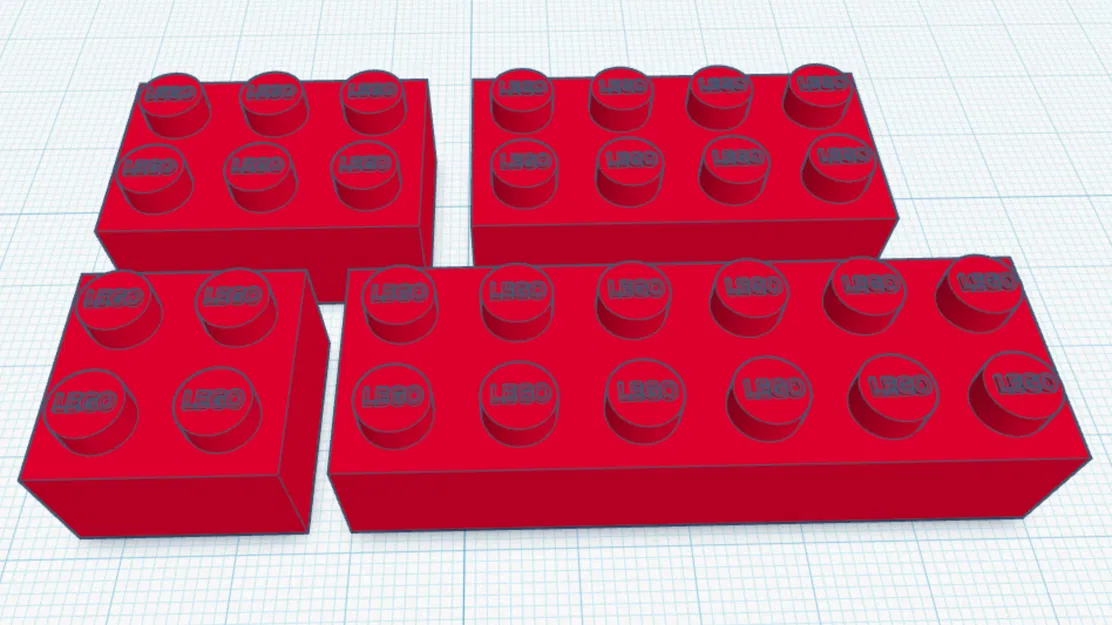 Bộ file 3D gạch lắp ráp Lego (Basic Lego Bricks) chất lượng cao - Image 2