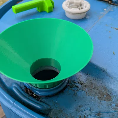 Nắp thùng chứa nước mưa kèm phễu