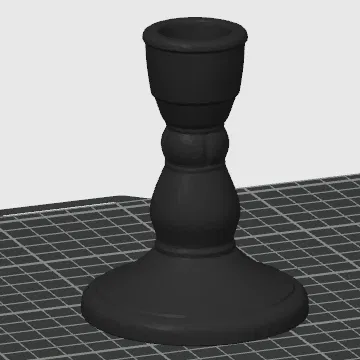 Mẫu in 3D chân nến hình chiếc cốc (Goblet) trang trí sang trọng