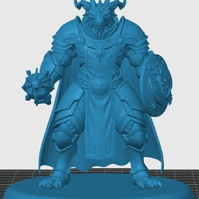 Mô hình Dragonborn Cleric