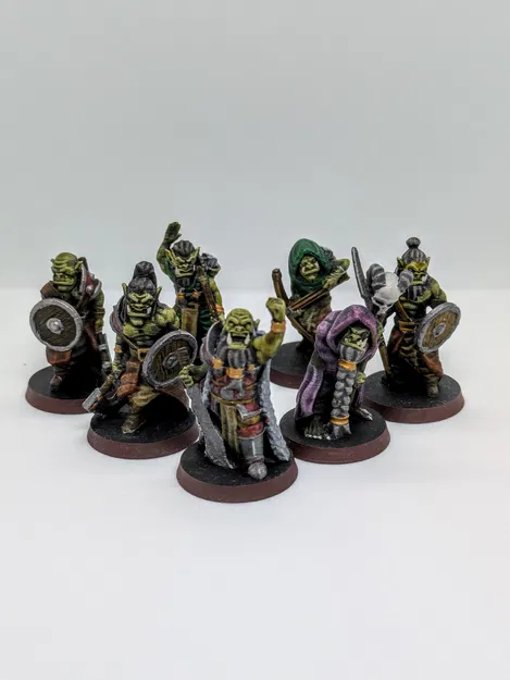 Mô hình Orc cầm giáo cho máy in FDM (không cần support) - Image 3