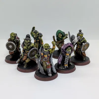 Mô hình Orc cầm giáo cho máy in FDM (không cần support)