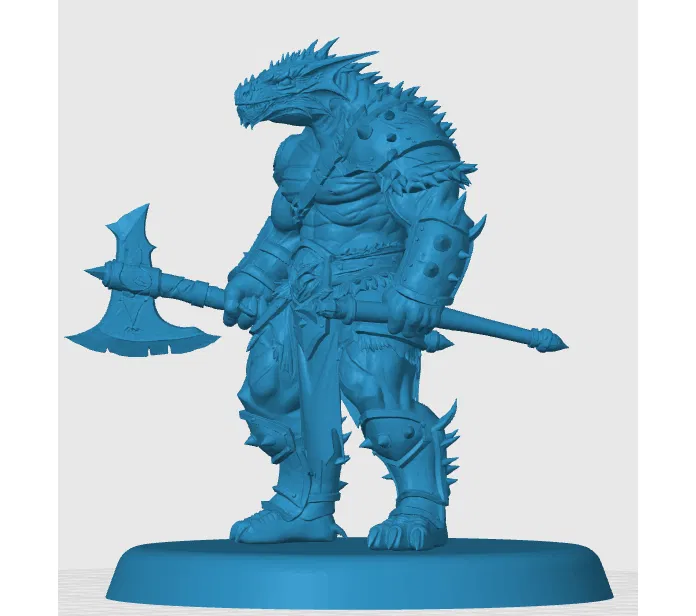 Mô hình Dragonborn Barbarian - Image 2