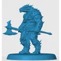 Mô hình Dragonborn Barbarian - Thumbnail 2