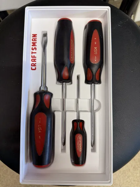 Khay Gridfinity cho tua vít Craftsman Professional - Image 1