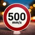 Biển báo giới hạn tốc độ 500 mm/s - Thumbnail 1