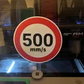 Biển báo giới hạn tốc độ 500 mm/s - Thumbnail 2