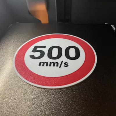 Biển báo giới hạn tốc độ 500 mm/s
