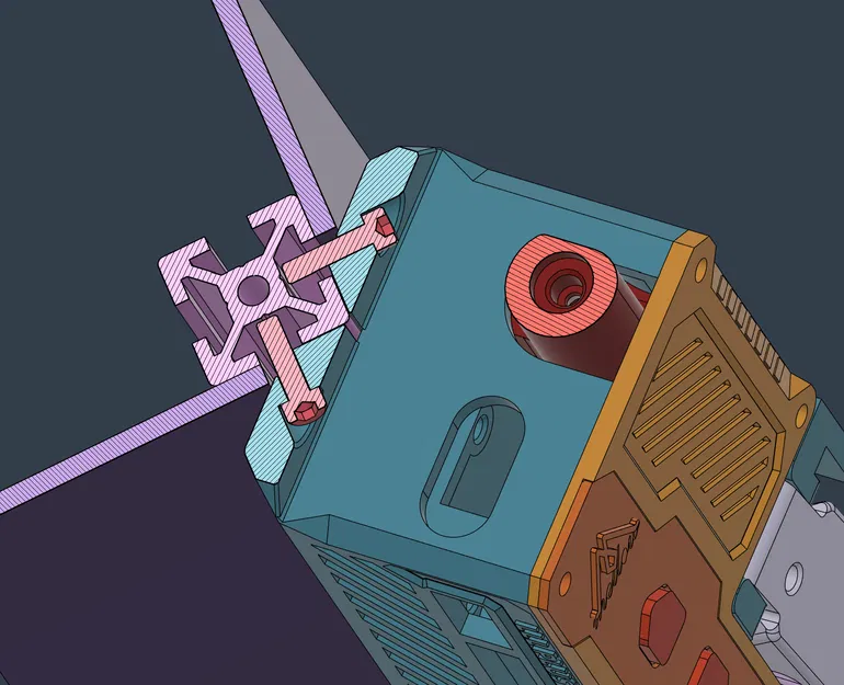 Ngàm gắn hông cho Mellow LLL Plus Filament Buffer trên nhôm 2020 - Image 2