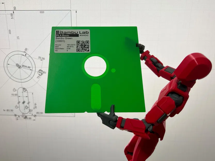 Sự trở lại của mẫu đĩa mềm Floppy Disk dùng thử filament - Image 1