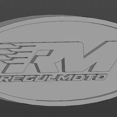 Móc khóa in 3D logo Regulmoto cho người đam mê xe