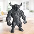 Mô hình Minotaur Low-Poly Huyền Thoại - Thumbnail 1