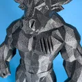 Mô hình Minotaur Low-Poly Huyền Thoại - Thumbnail 2