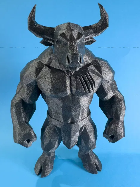 Mô hình Minotaur Low-Poly Huyền Thoại - Image 3