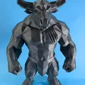 Mô hình Minotaur Low-Poly Huyền Thoại - Thumbnail 3
