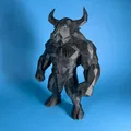 Mô hình Minotaur Low-Poly Huyền Thoại - Thumbnail 8