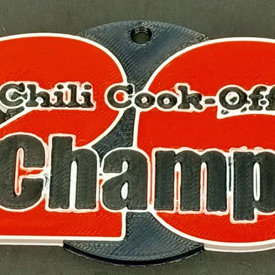 Bộ huy chương cuộc thi nấu ớt Chili Cook-Off 2026 | Bộ 5 chiếc | R7Makers