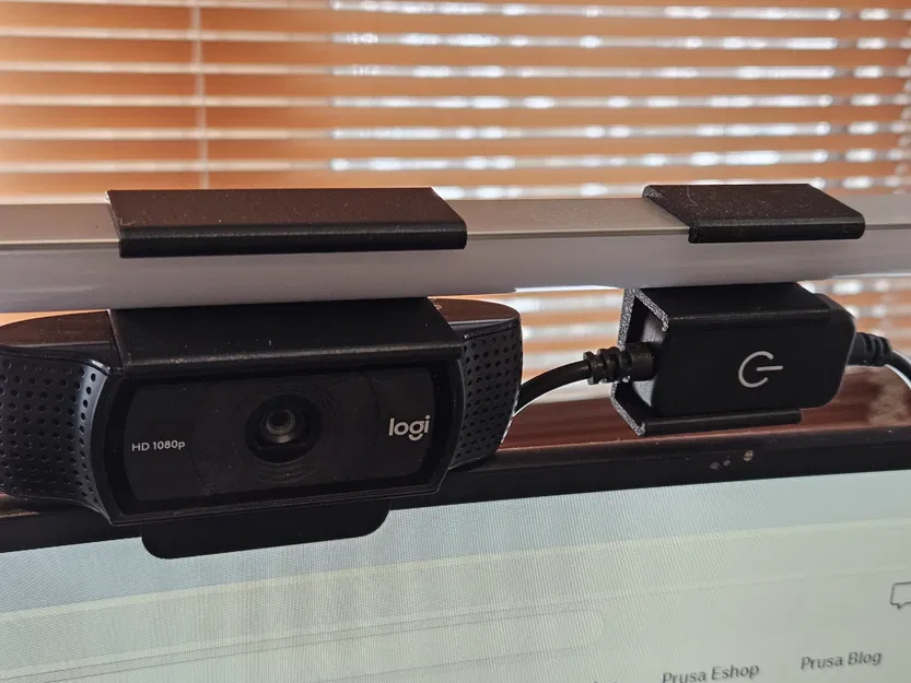 Ngàm gắn công tắc cho thanh đèn LED màn hình (Corner LED strip switch mount) - Image 1