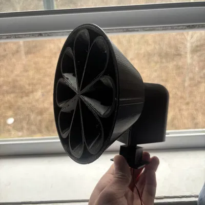 Mô hình 3D còi báo động ASC T-128 Tornado Siren chi tiết