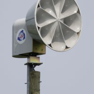 Mô hình 3D còi báo động ASC T-128 Tornado Siren chi tiết