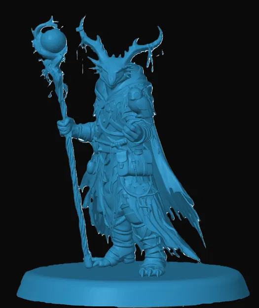 Dragonborn Druid - Mẫu nhân vật độc đáo cho game RPG - Image 1