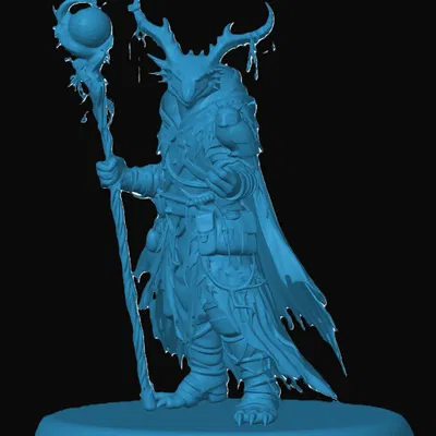 Dragonborn Druid - Mẫu nhân vật độc đáo cho game RPG