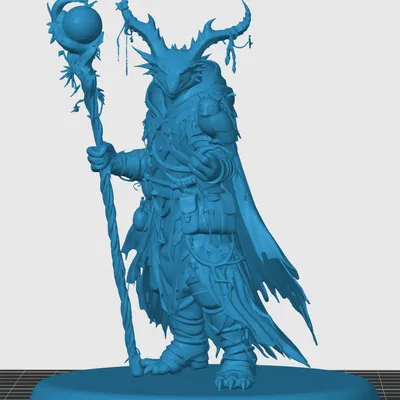 Dragonborn Druid - Mẫu nhân vật độc đáo cho game RPG