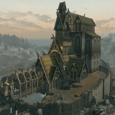 Mô hình 3D lâu đài Dragons Reach Skyrim cực đẹp cho dân chơi D&D