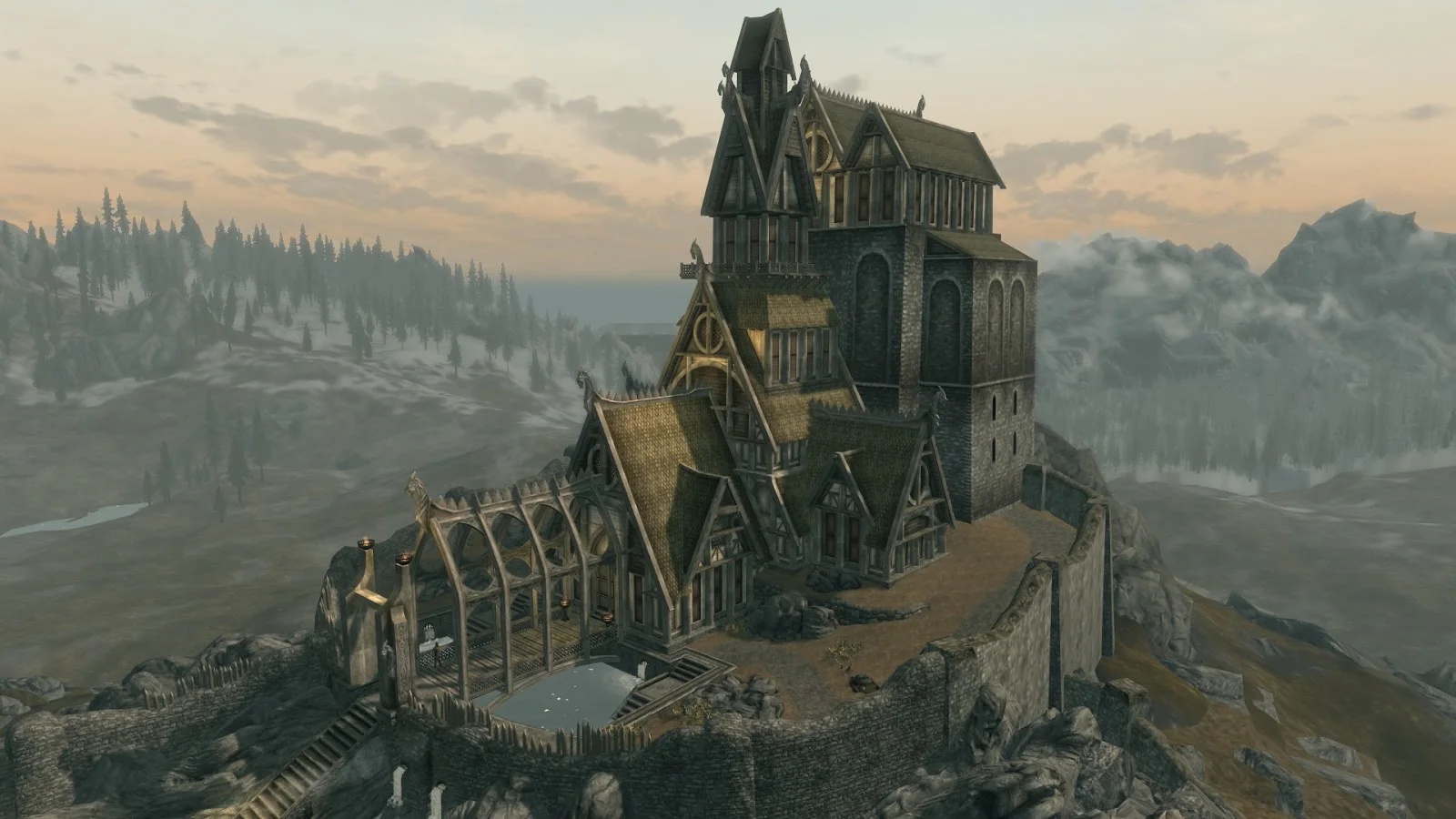 Mô hình 3D lâu đài Dragons Reach Skyrim cực đẹp cho dân chơ… 1
