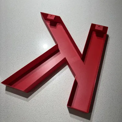 Chữ K Màu Đỏ - Điểm Nhấn Tinh Tế Cho Gian Bếp Của Bạn