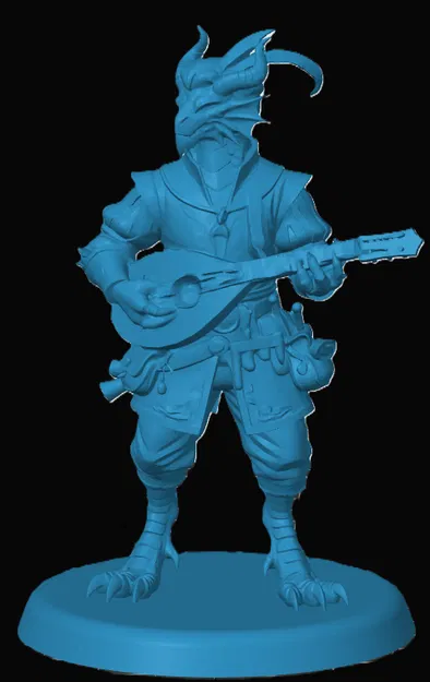 Mô hình Dragonborn Bard - Image 1