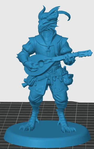Mô hình Dragonborn Bard - Image 2