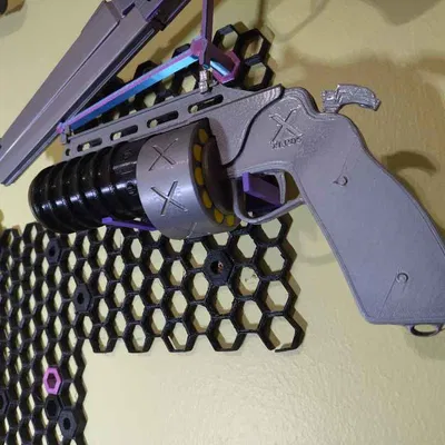 Đế treo mô hình súng Stanley cho Honeycomb Storage Wall